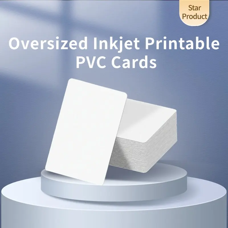  Oversized Inkjet Printable PVC Cards