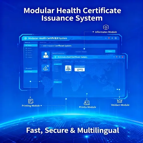 Modular Health Certificate Issuance System